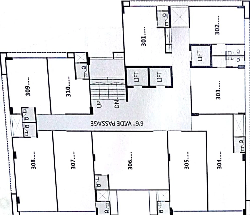 Floor Plan of Satyam 64 in Jagatpur, Ahmedabad - Image 351937