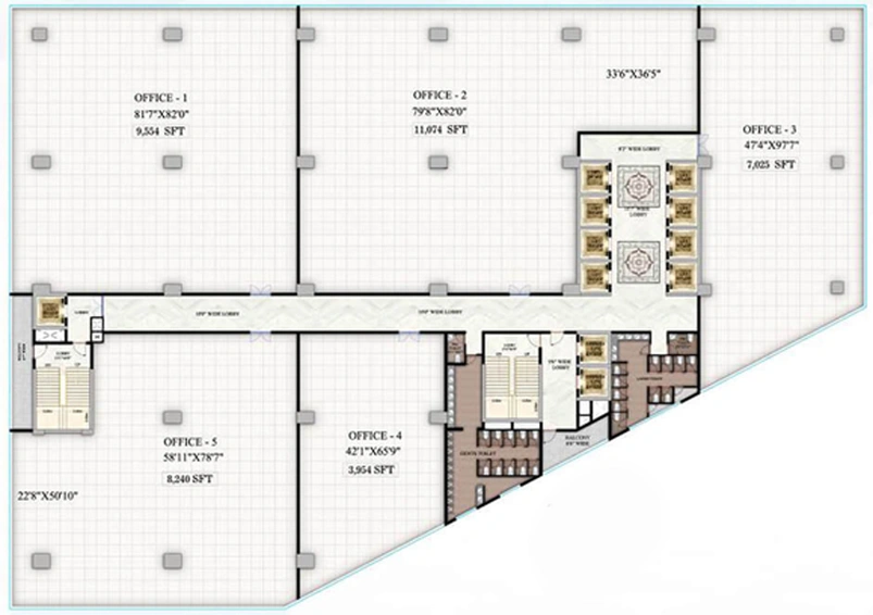 Floor Plan of Jyothi Granules in Kondapur, Hyderabad - Image 311496