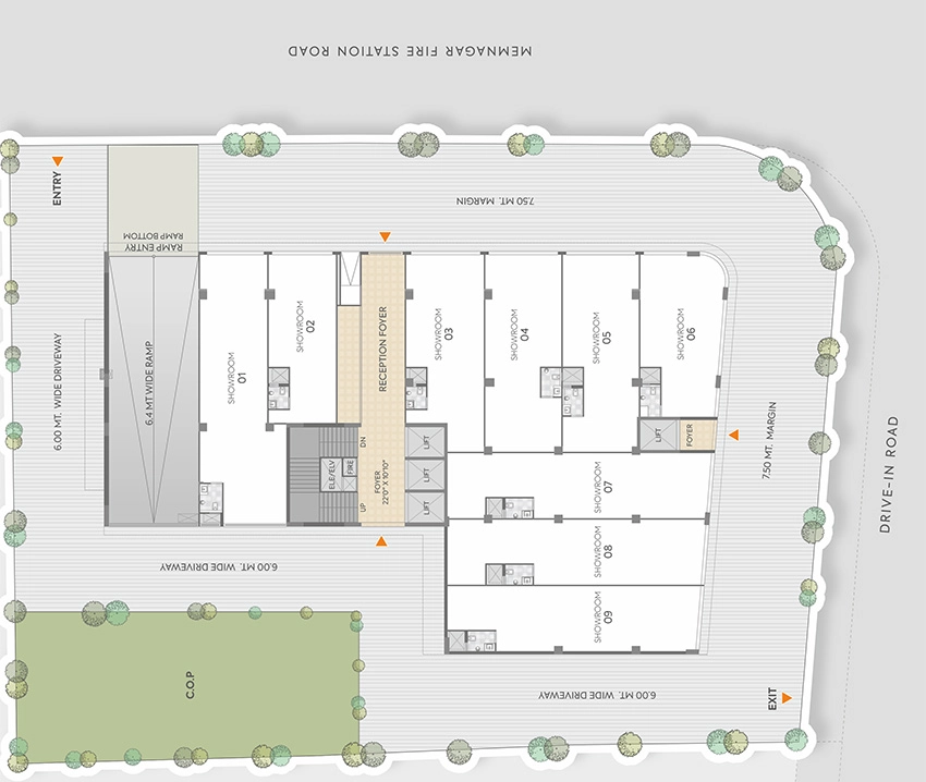 Master Plan of Yashasvi HRG Crossroads in Navrangpura, Ahmedabad - Image 357458