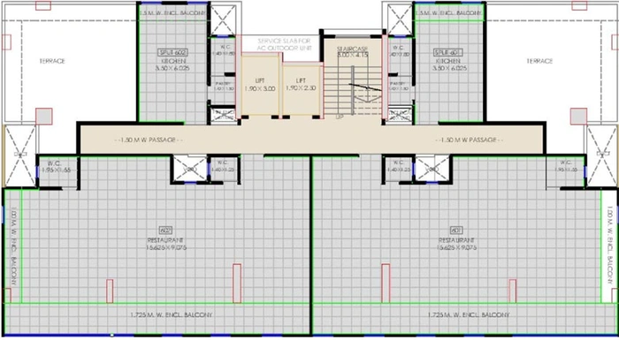 Floor Plan of Sonigara 57 Avenue in Pimpri Chinchwad, Pune - Image 271861