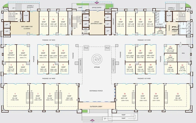 Floor Plan of Nandan Probiz in Balewadi, Pune - Image 271598