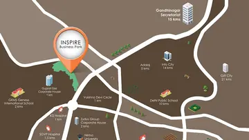 Location of Adani Inspire Business Park - Image 318100