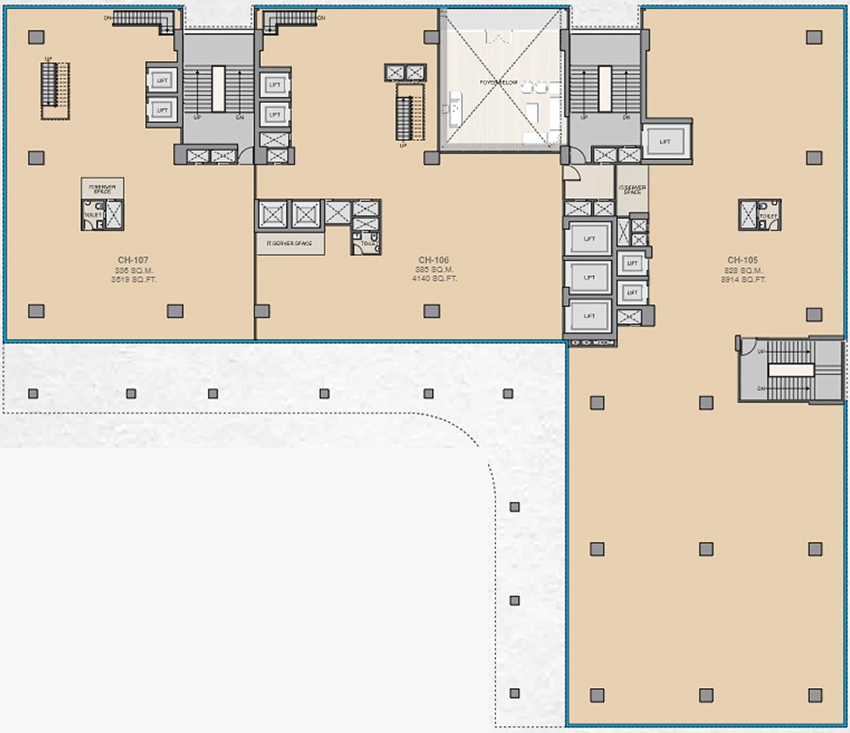 Master Plan of Adani Inspire Business Park in Shantigram, Ahmedabad - Image 318102