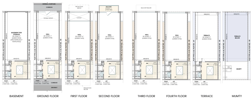 Floor Plan of Adani Downtown Avenue in Sector 62, Gurgaon - Image 314641
