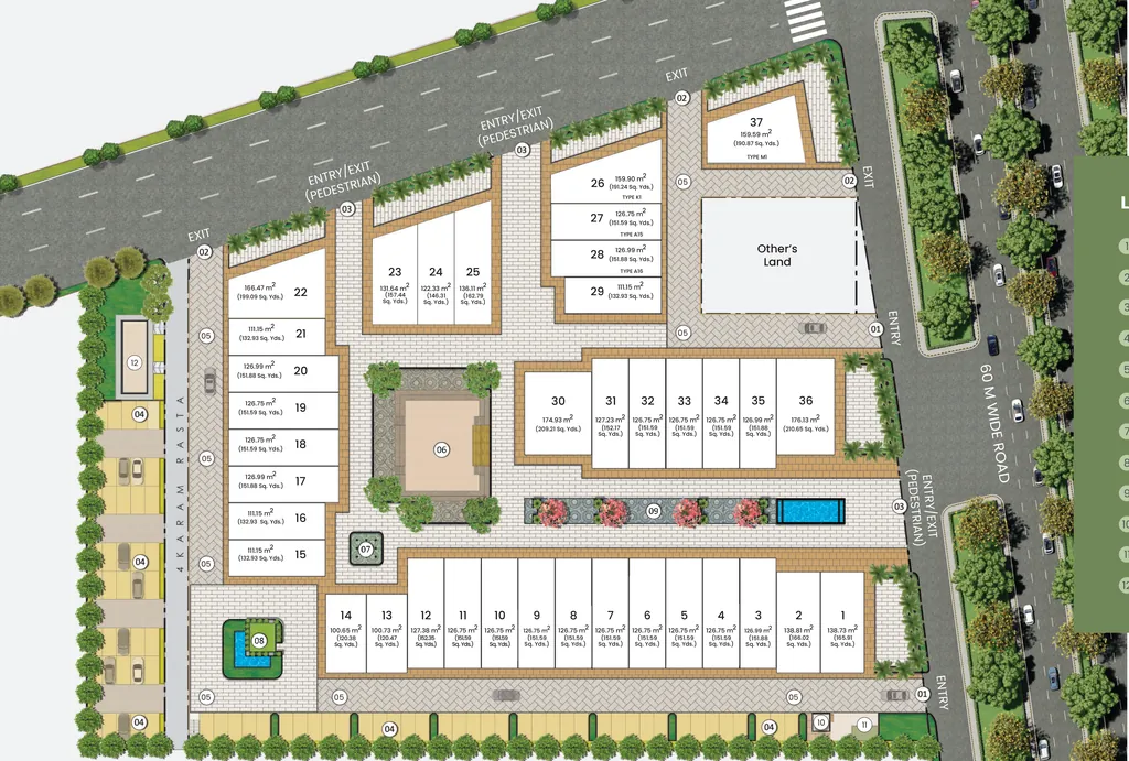 Master Plan of Adani Downtown Avenue in Sector 62, Gurgaon - Image 314642