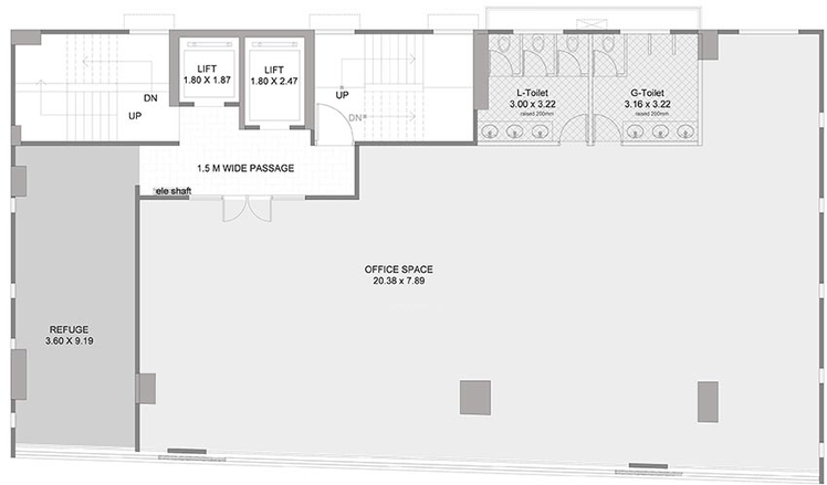 Floor Plan of Kohinoor B Zone Shivaji Nagar in Shivaji Nagar, Pune - Image 271419