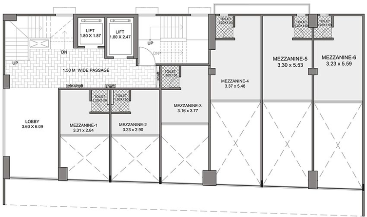 Floor Plan of Kohinoor B Zone Shivaji Nagar in Shivaji Nagar, Pune - Image 271420
