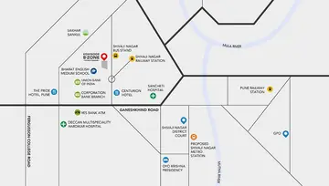 Location of Kohinoor B Zone Shivaji Nagar - Image 271418