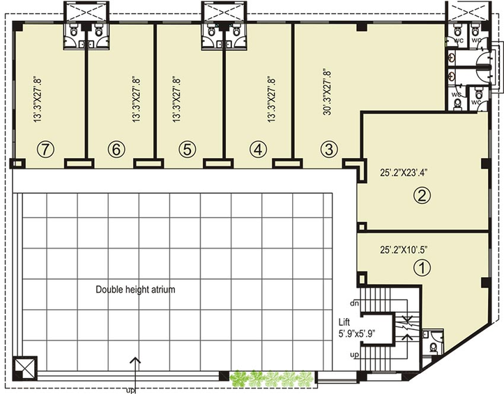 Floor Plan of Pride Garden Plaza in Pimpri Chinchwad, Pune - Image 272573
