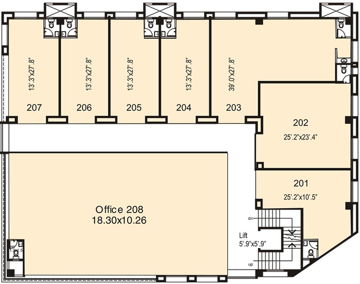 Floor Plan of Pride Garden Plaza in Pimpri Chinchwad, Pune - Image 272574