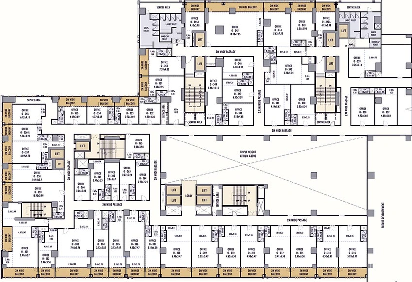 Floor Plan of Boulevard Towers in Camp, Pune - Image 272150