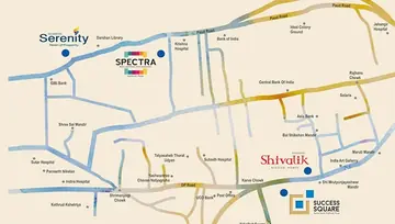 Location of Commercial Saarrthi Success Square - Image 272840