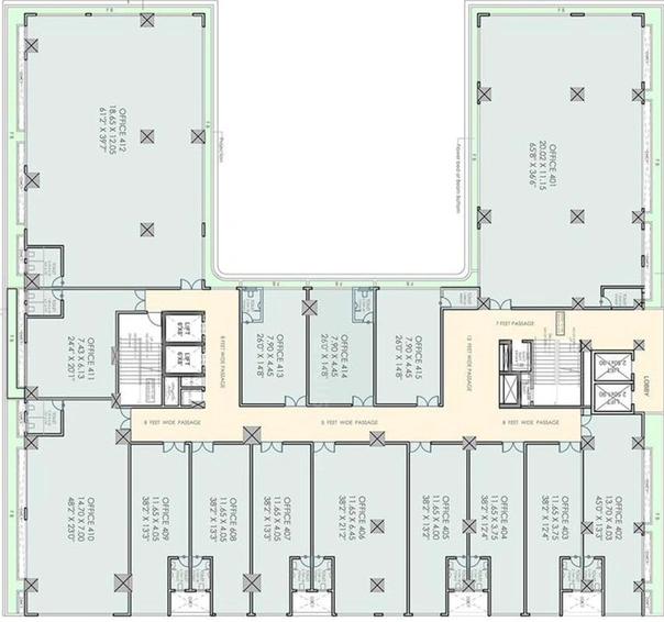 Floor Plan of Yashada Brand Square in Pimple Saudagar, Pune - Image 271638