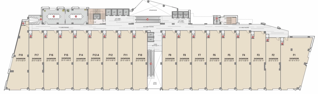 Floor Plan of Sangini Edge in Vesu, Surat - Image 334718