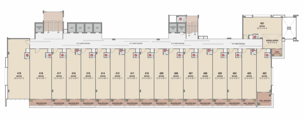 Floor Plan of Sangini Westview in Athwa, Surat - Image 356305
