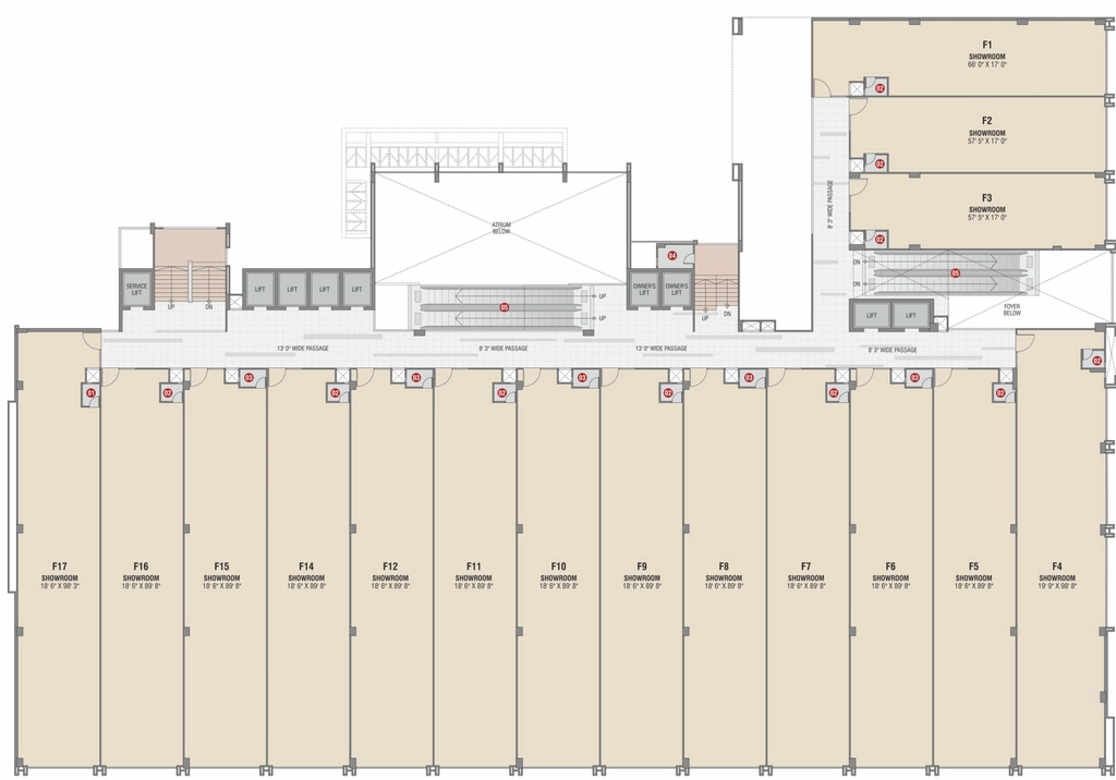 Floor Plan of Sangini Westview in Athwa, Surat - Image 356306
