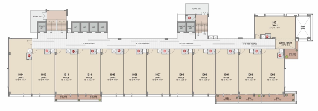 Floor Plan of Sangini Westview in Athwa, Surat - Image 356304