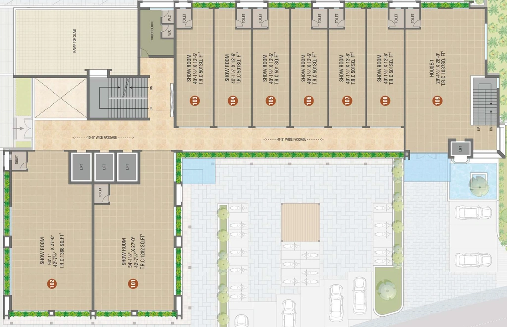 Floor Plan of Shreepad World in Pal, Surat - Image 356344