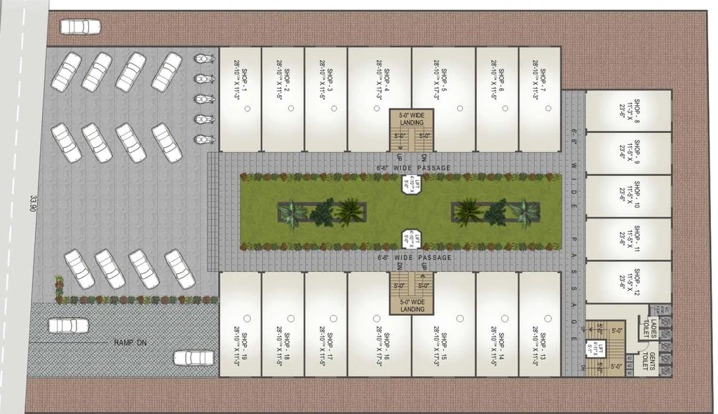 Floor Plan of Sukum Platinum in Vesu, Surat - Image 356380