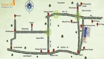Location of Super Mannat City - Image 276483