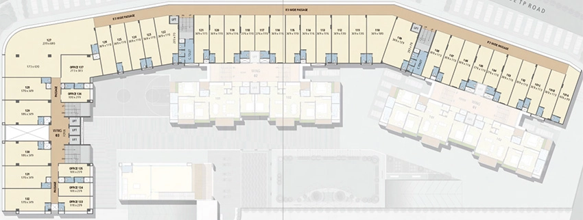 Floor Plan of Commercial Vihav CBD in Bhayli, Vadodara - Image 357000