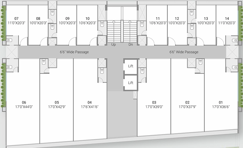 Floor Plan of Vihav Supremus 2 in Gotri, Vadodara - Image 357385