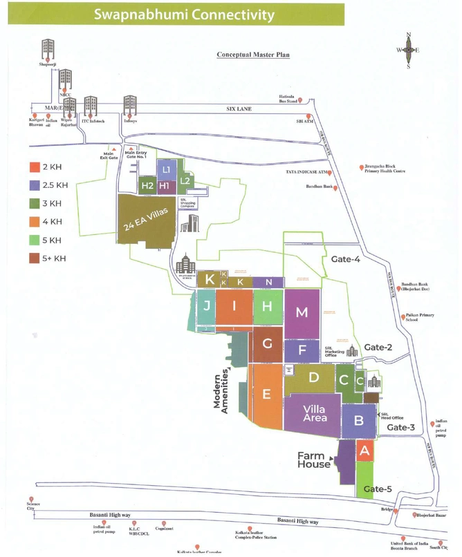 Master Plan of Swapnabhumi in New Town, Kolkata - Image 276625
