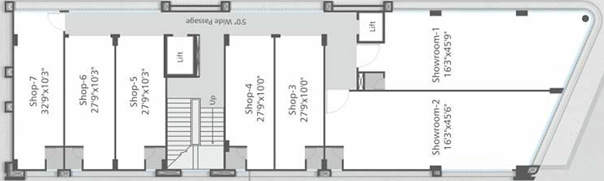 Floor Plan of Vihav Wealth Square in Gotri, Vadodara - Image 357425