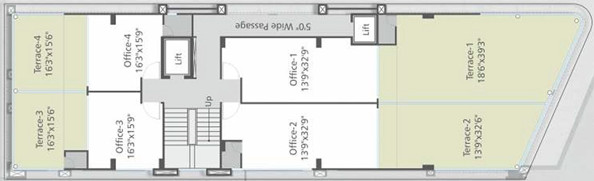 Floor Plan of Vihav Wealth Square in Gotri, Vadodara - Image 357426