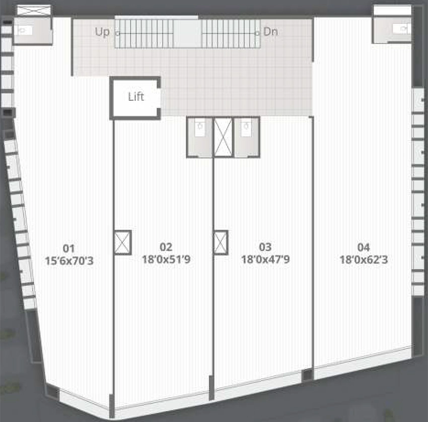 Floor Plan of Vihav Business Square in Atladara, Vadodara - Image 356986