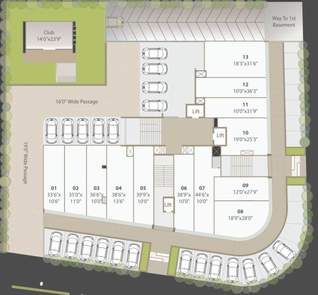 Master Plan of Commercial Vihav Skyone in Bhayli Road, Vadodara - Image 354325
