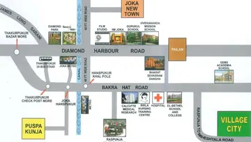 Location of Vriddhi Fresco Fountain City - Image 276629