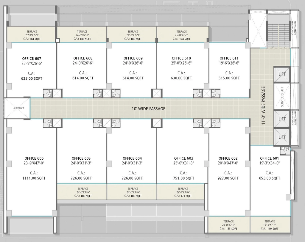 Floor Plan of Shreenath Infinity in Bhayli Road, Vadodara - Image 363131