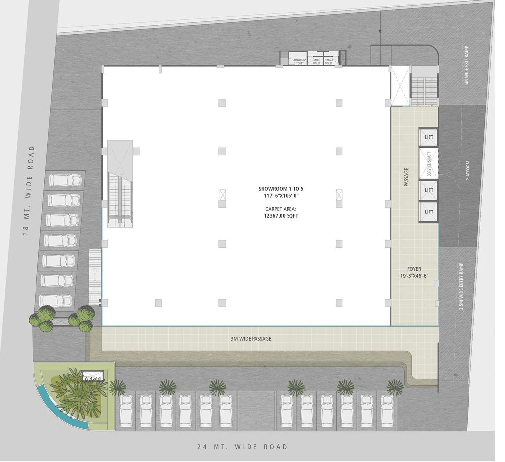 Master Plan of Shreenath Infinity in Bhayli Road, Vadodara - Image 363130