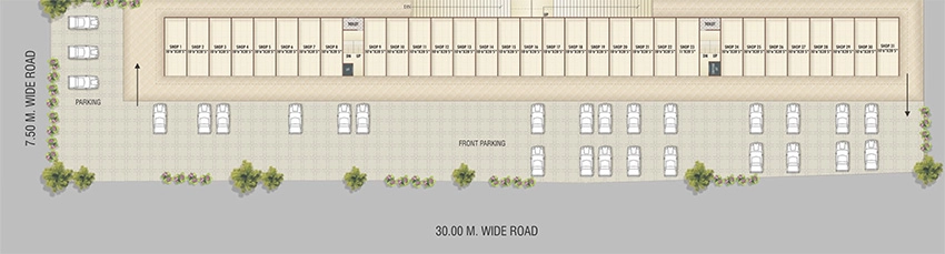 Master Plan of Ananta Trendz in Gotri, Vadodara - Image 355137