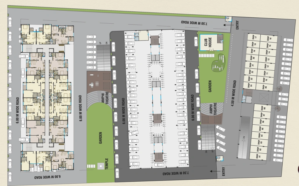 Master Plan of Commercial Everest Unity in Bhayli, Vadodara - Image 362808