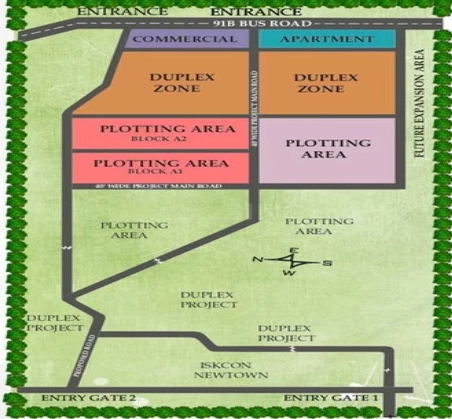 Master Plan of Locus Flora City in New Town, Kolkata - Image 361142