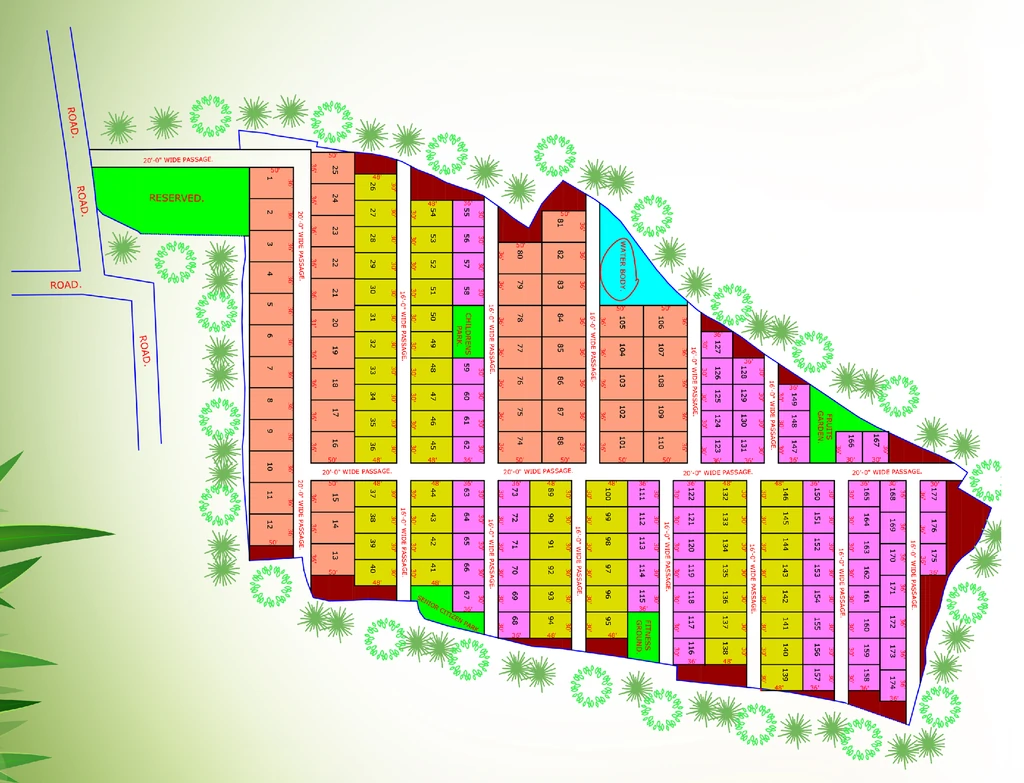 Master Plan of Ridyanshi Inara City in New Town, Kolkata - Image 361175