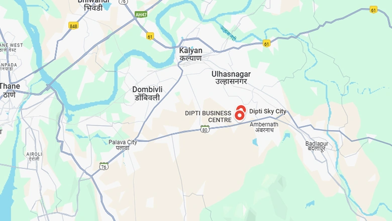 Location of Dipti Business Center in Ambernath East, Thane - Image 278137