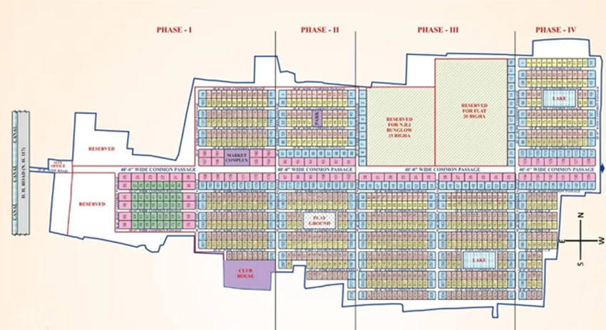 Master Plan of Lifespace The Address 005 in Diamond Harbour Road, Kolkata - Image 361667