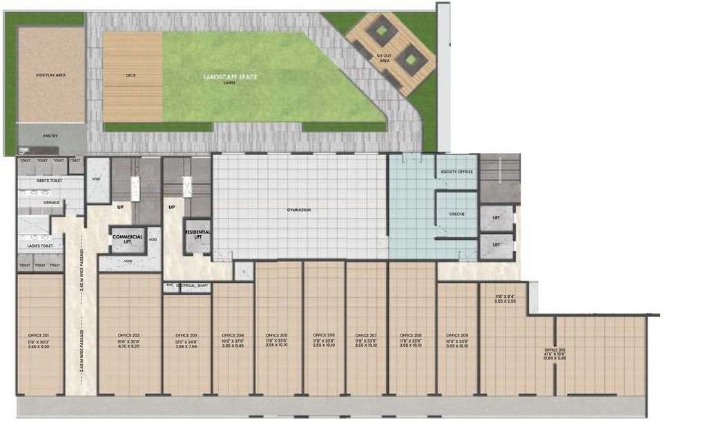 Master Plan of Commercial Gawade Galore in Tathawade, Pune - Image 280254