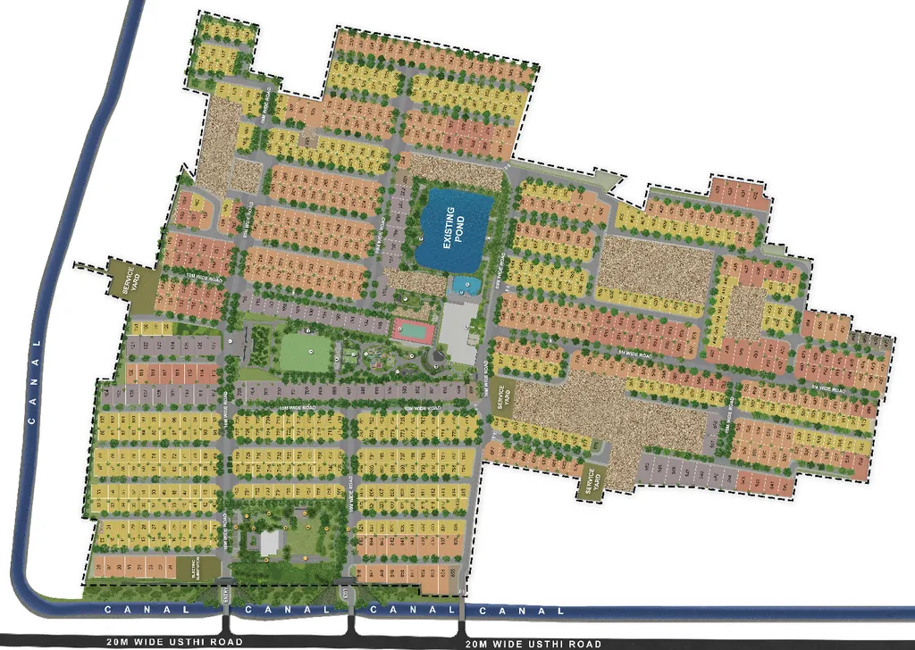 Master Plan of Godrej Zen Estate in Diamond Harbour Road, Kolkata - Image 361571