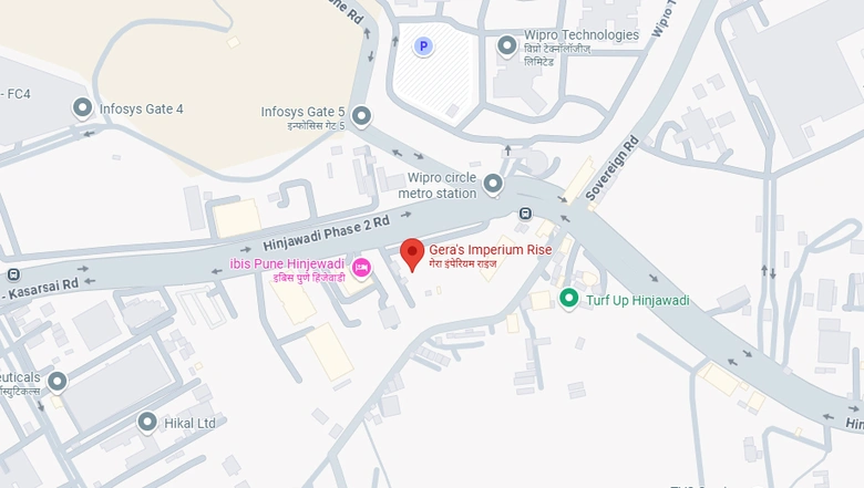 Location of Commercial Geras Imperium Rise in Pimpri Chinchwad, Pune - Image 279906
