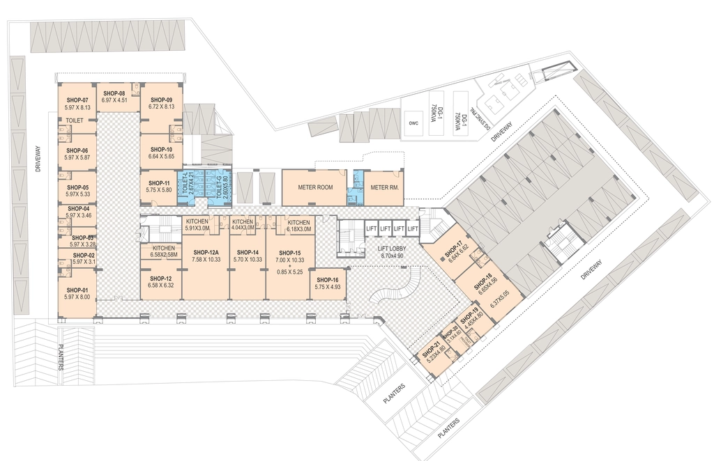 Master Plan of Geras Imperium Star in Panjim, Goa - Image 314844