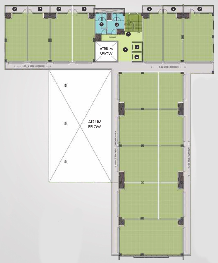 Floor Plan of Gera Imperium Green in Panjim, Goa - Image 314878