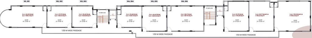 Floor Plan of SRP Business Square in Manchar, Pune - Image 350995