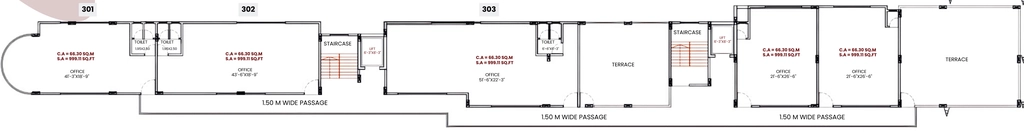 Floor Plan of SRP Business Square in Manchar, Pune - Image 350994