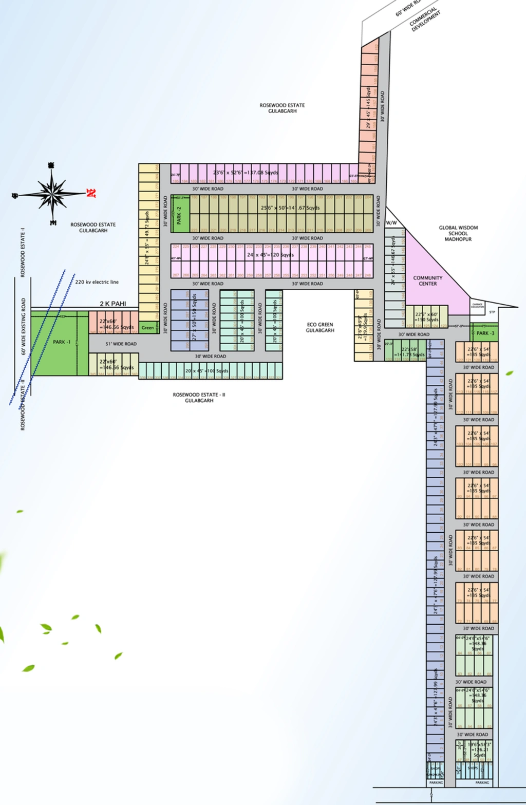 Master Plan of Krishna Homes in Zirakpur, Chandigarh - Image 277035