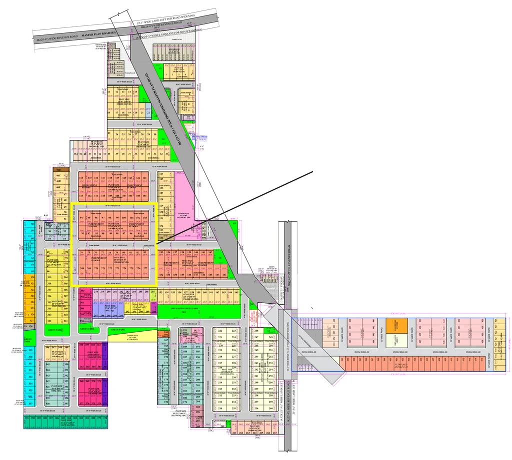 Master Plan of HLP Palmillas in Zirakpur, Chandigarh - Image 368099