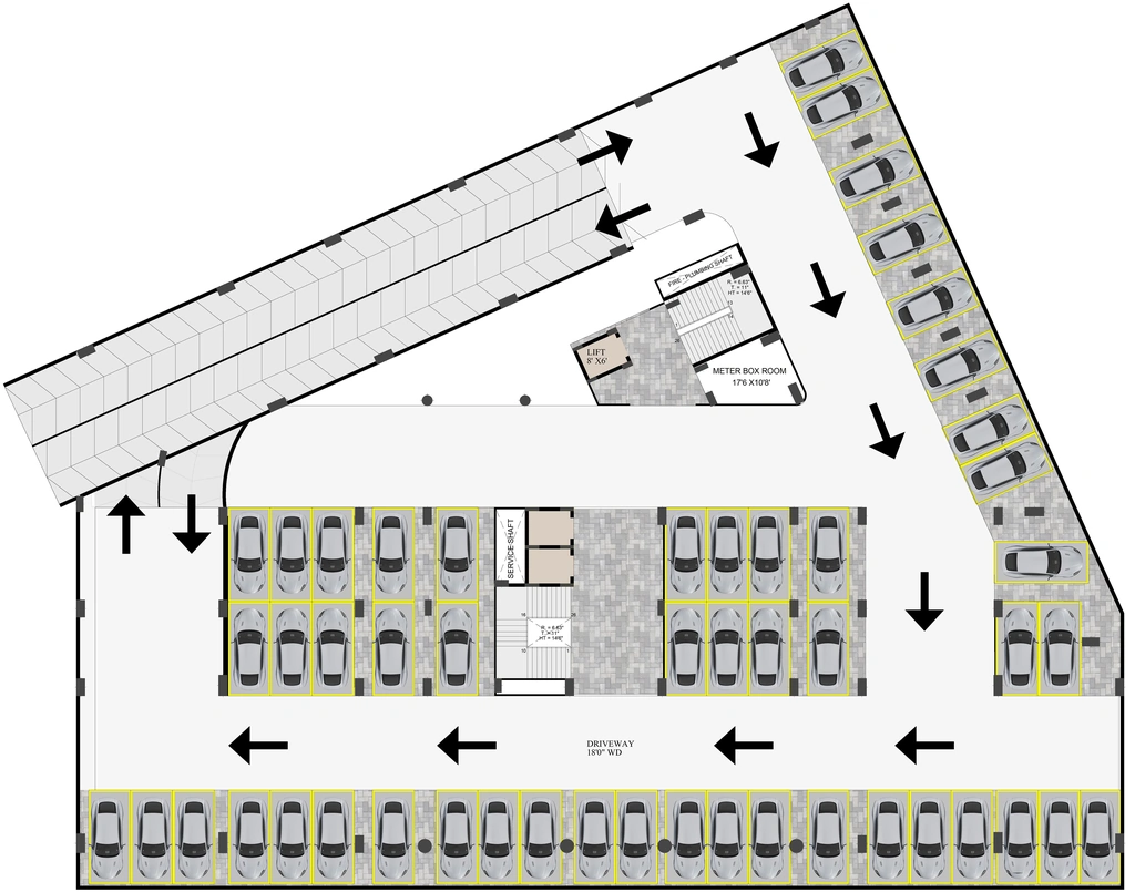 Master Plan of Sarthak Square in Super Corridor, Indore - Image 321230